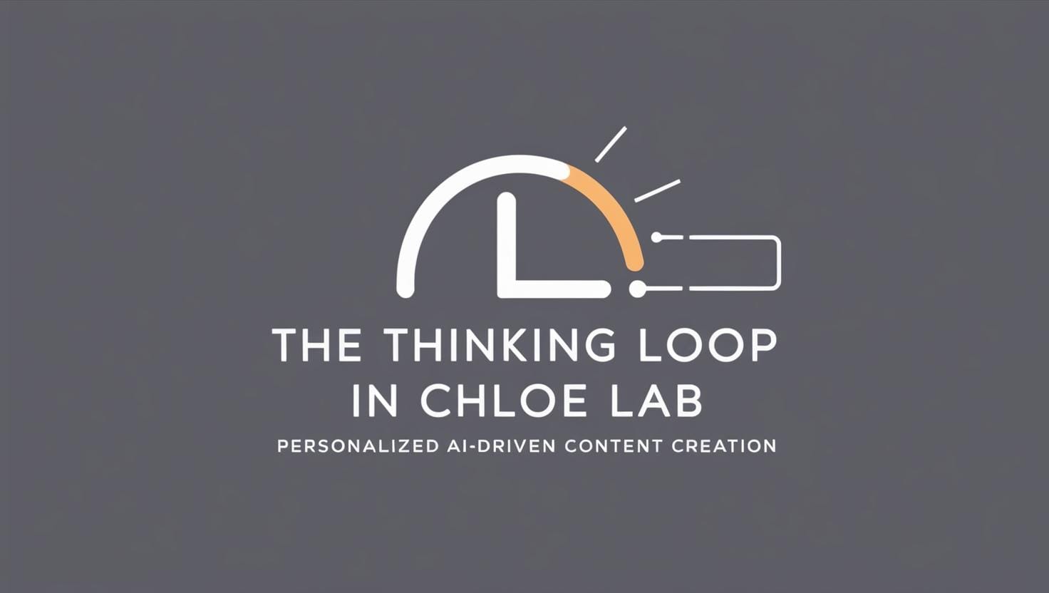 The Thinking Loop in Chloe Lab